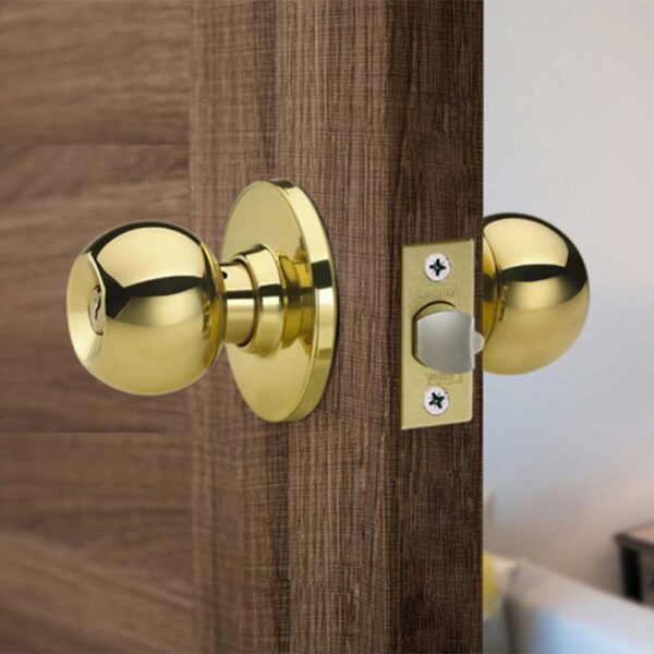 Chapa Bola Cerradura de Pomo BL70 Bronce Pulido – Cantol