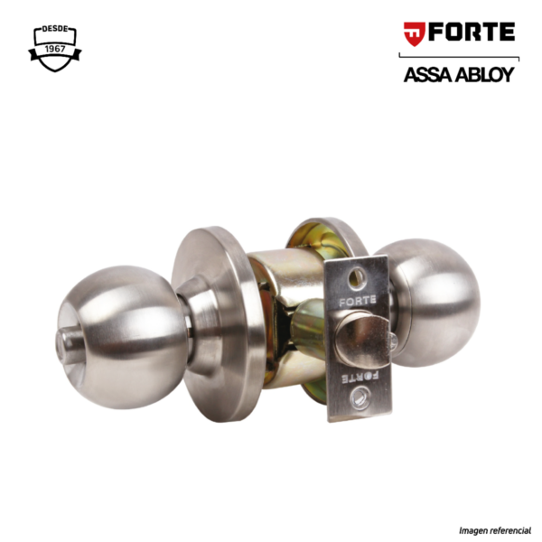 Chapa Bola Cerradura de Pomo BQ07 Negro Brillante – Forte