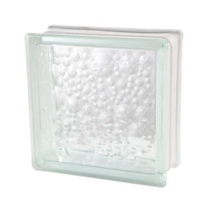 Bloqueta de Vidrio Traslúcido 19x19 Burbujas - Glass Block