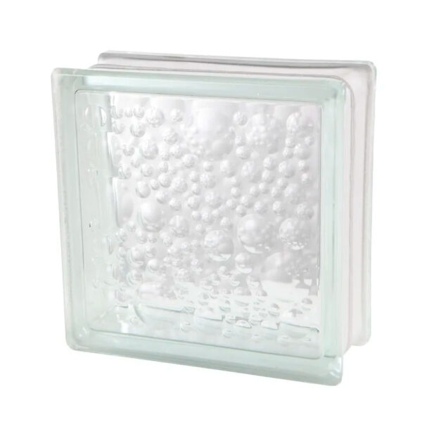 Bloqueta de Vidrio Traslúcido 19x19 Burbujas - Glass Block