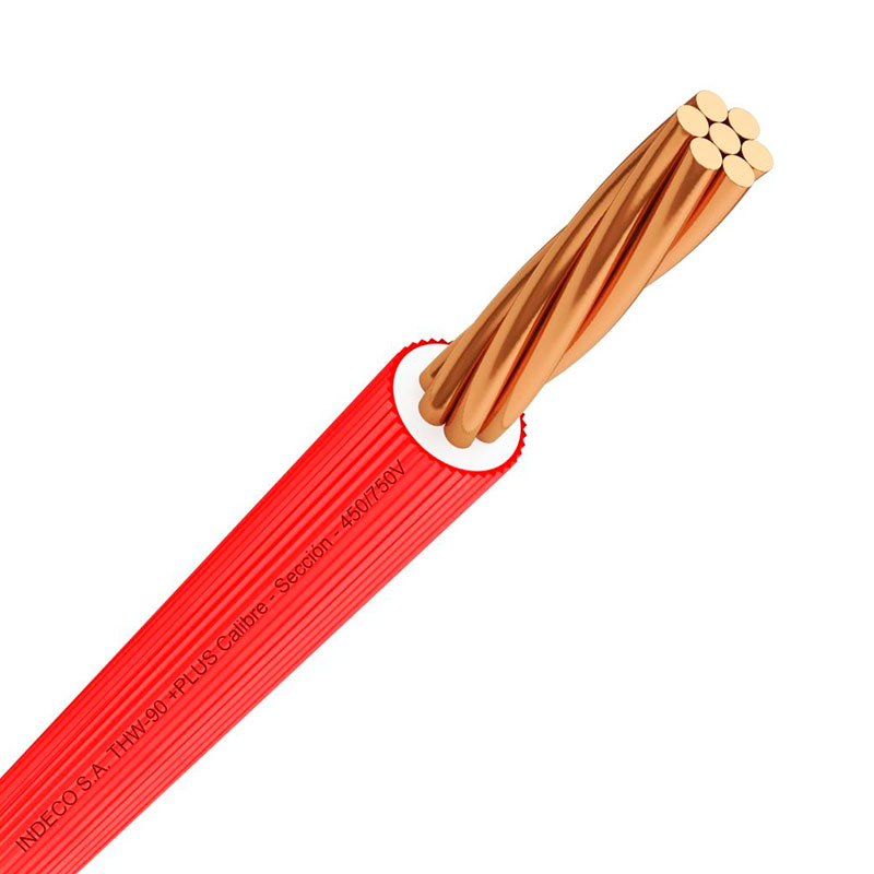 Cable THW-90 N°14 AWG +Plus 7 Hilos x 100 m (2.5 mm) - Indeco