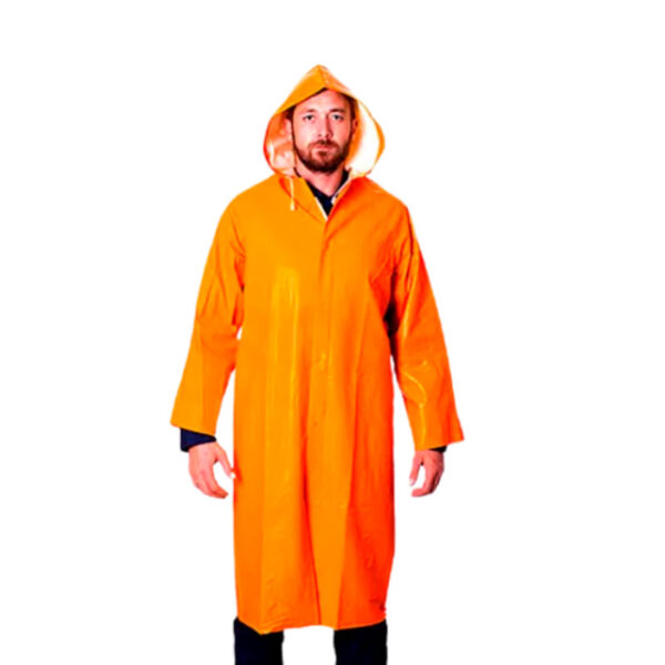 Capotín (Abrigo) PVC Pesado Naranja – Importado