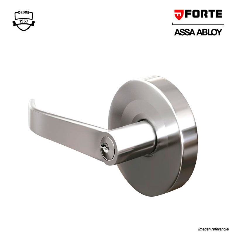 Cerradura Manija Semirecta Acero Inoxidable – Forte