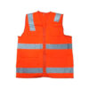 Chaleco Drill Naranja con Cinta Reflectiva (Talla L, XL) – Digabi
