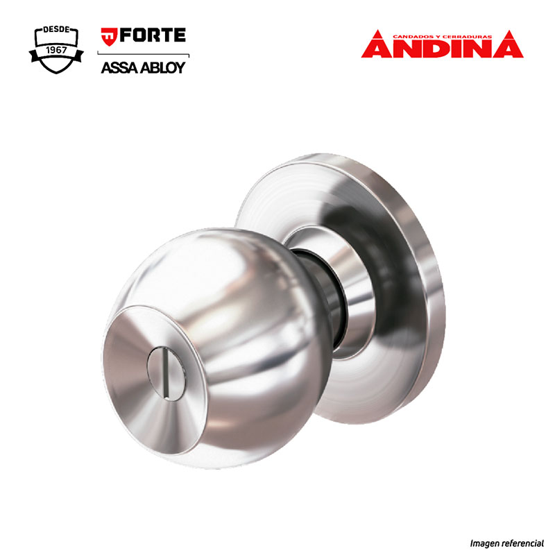 Chapa Bola Cerradura de Pomo AI06 Acero Inoxidable – Forte