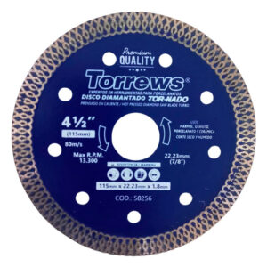Disco Diamantado Tornado Corte 45° 4 1/2" – Torrews