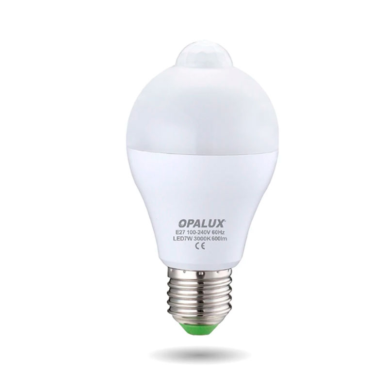 Foco LED 7W Luz Blanca con Sensor de Movimiento – Opalux