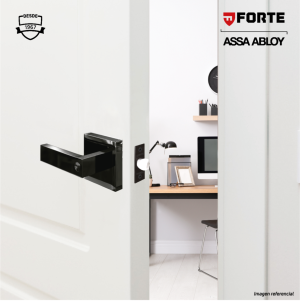 Cerradura de Manija Cuadrada Bronce Pulido – Forte
