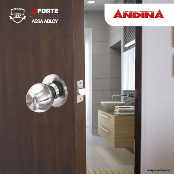 Chapa Bola Cerradura de Pomo AI06 Acero Inoxidable – Forte