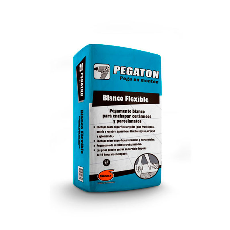 pegatÓn blonco flexible