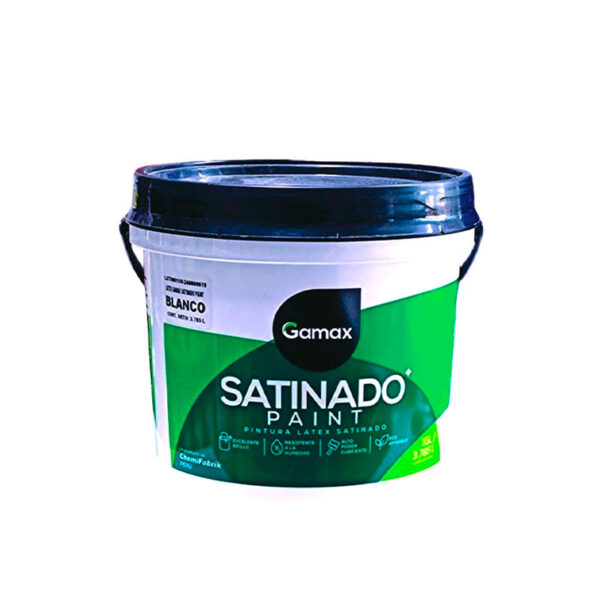 pintura satinada 1gl gamax paint