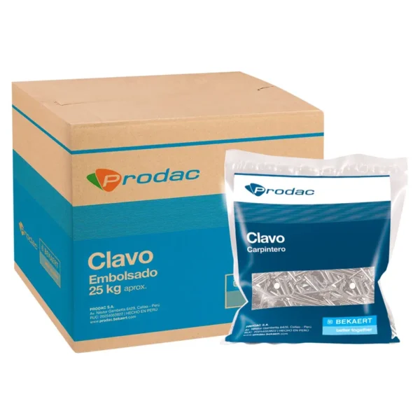 Clavo para Madera con Cabeza 4" x 7 – Prodac